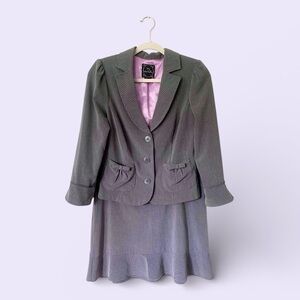 80s VTG My Michelle Skirt/Blazer Set